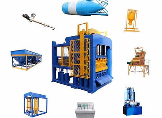 concrete block making machine