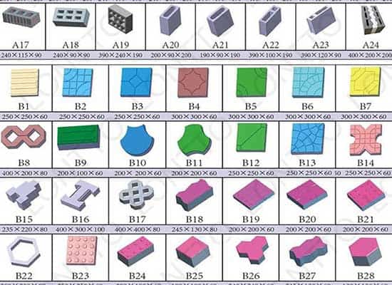 /BLOCK MOULD SAMPLES