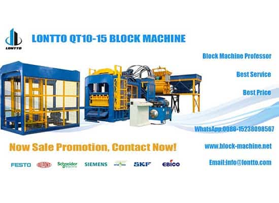 QT10-15 Hollow block machine