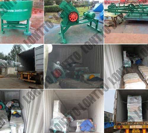 paving block making machine delivery