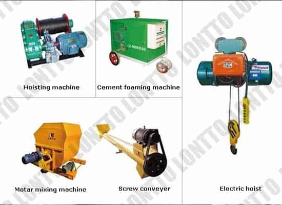 wall panel machine parts