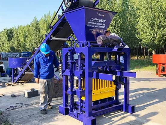 LMT4-35 concrete block machine for sale