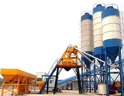 concrete batching plant hzs75