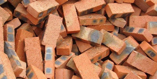 red clay bricks
