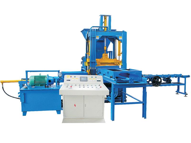 semi automatic concrete block machine