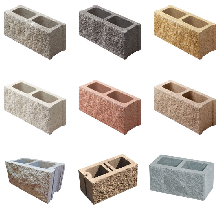Splitting concrete blocks