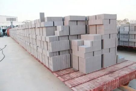 fly ash bricks stock