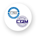 iqnet and cqm logo